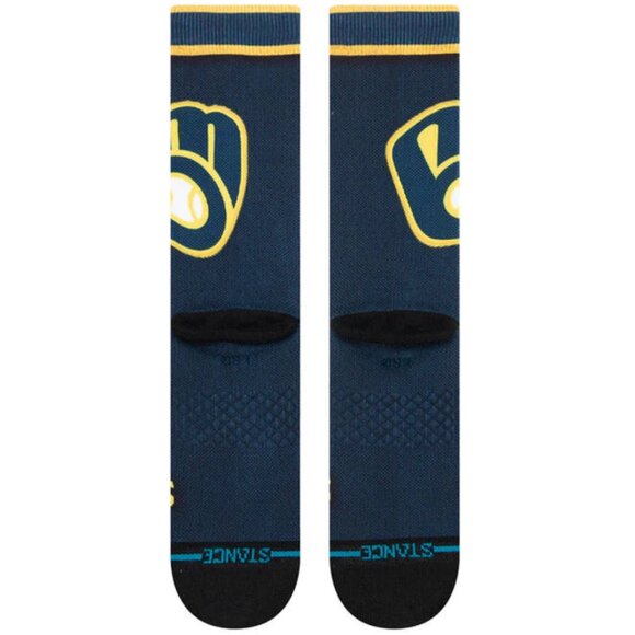 Stance MLB Milwaukee Brewers Crew Socks - 2 Pack - Picture 4 of 7